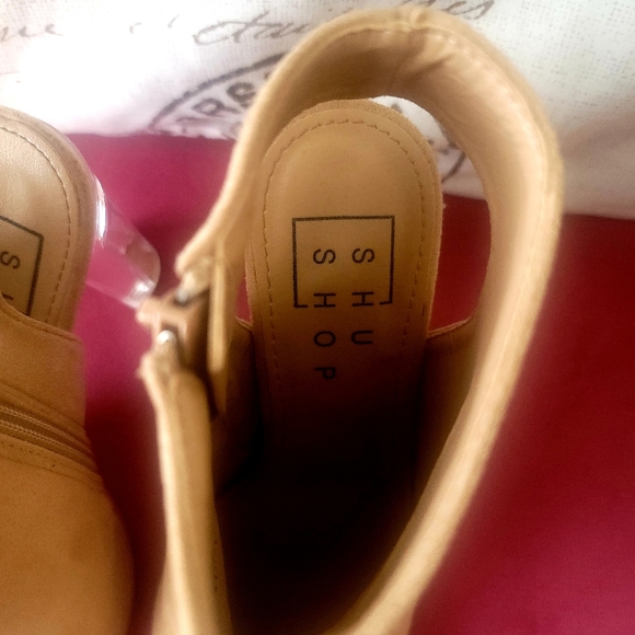 Booties open toe, open back - Picture 4 of 6